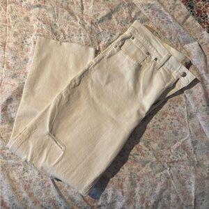NWT The perfect vintage straight jean in white - SZ 32